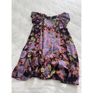 Free People Yara Mini Dress Women's XS, Floral, Oversized.